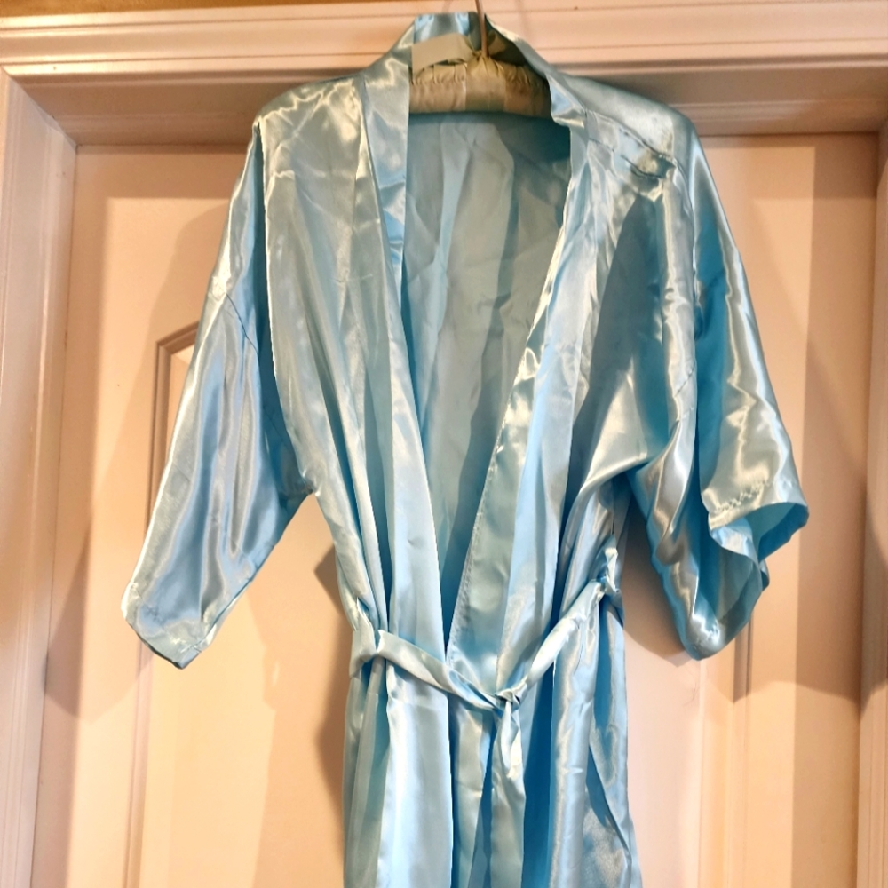 Sky blue robe